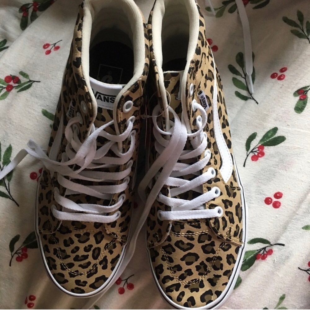 Brand new cheetah print vans